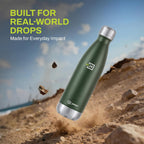 Stainless Steel Water Bottle Electro Military Green 500ml