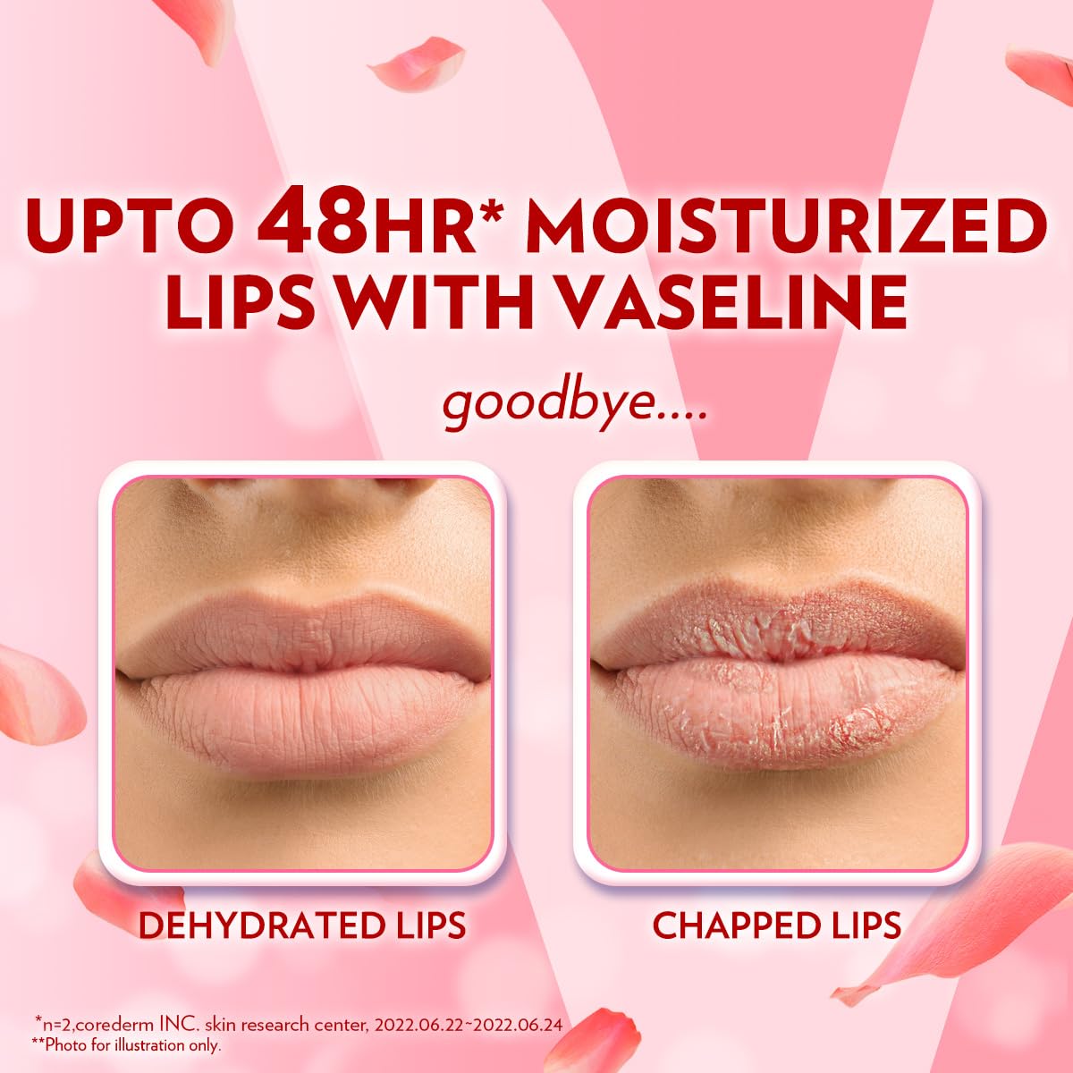 Vaseline Lip Care | Rosy Lips Tinted Lip Balm Stick | up to 48Hr moisturization | with almond oil & rose extract | made in South Korea | 4.8g