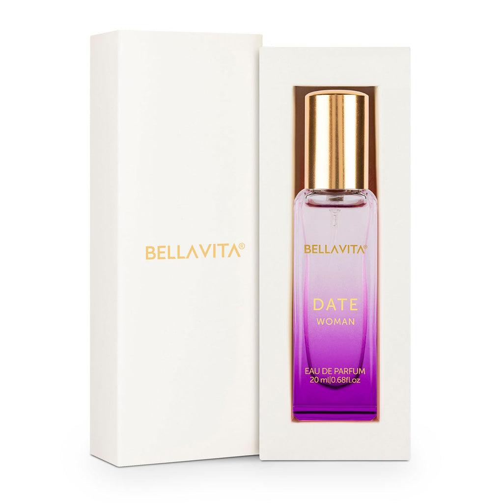 Bella Vita Luxury Date Woman | Long Lasting Perfume | Perfume for Woman | EDP 20ml | Pink Pepper, Jasmine & Vanilla | Floral & Fruity Premium Fragrance