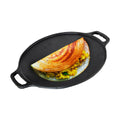 Prestige Ceraglide Ceramic Coated 28cm Non-Stick Omni tawa | Consumes Less Oil | Preferred for High Heating & Even Heating | Stain-Resistant | Gas & Induction Compatible