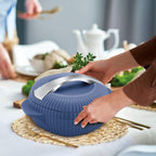 MILTON Oyster 1500 PU Insulated Inner Stainless Steel Casserole, 1275 ml, Royal Blue