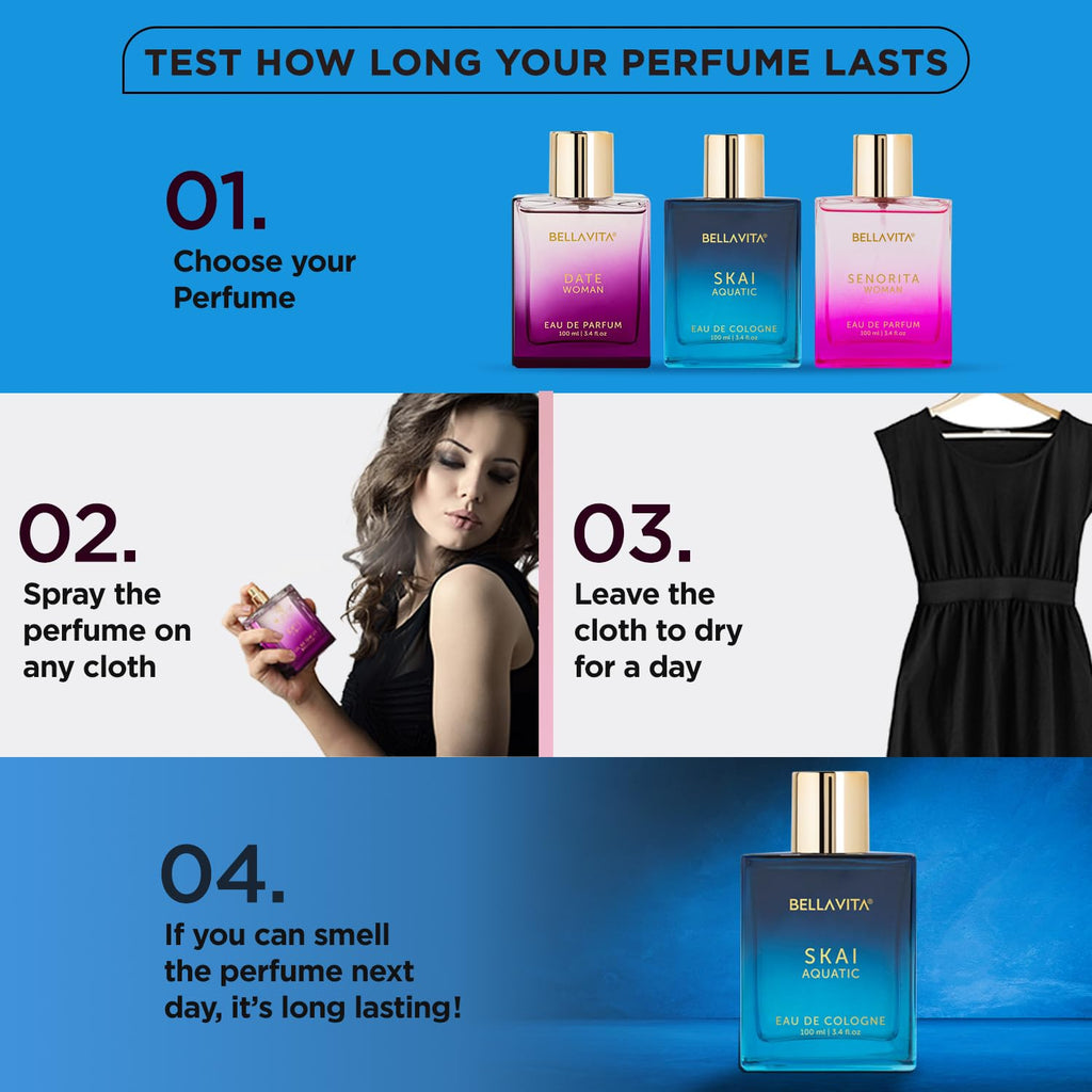 Bella Vita Luxury Skai Aquatic Unisex | Long Lasting | 100ml | Perfume for Man and Woman | Bergamot, Lavender & Patchouli | Woody & Citrus Premium...