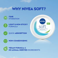 NIVEA Soft Moisturizing Cream,300ml
