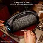boAt Stone 900 w/ 80W Signature Sound, Up to 15 Hours Playtime, IPX5 Resistant, Type-C Charging, TWS Feature, Built-in Mic, Voice Assistant Portable...