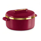 MILTON Curve 1500 Inner Stainless Steel Casserole, 1300 ml, Maroon | BPA Free |