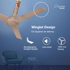 Havells 1200mm Crista Bldc Motor Ceiling Fan|Premium Finish With Rf Remote,100% Copper,Upto 60% Energy Saving|Low Noise: 55Db,2 Year Warranty,Dust...