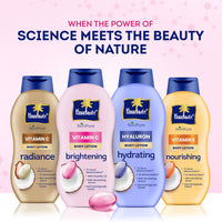 Parachute SkinPure Body Lotion with Vitamin C & Virgin Coconut Oil | Brightening Daily Moisturizer for Glowing Skin | Long-Lasting Hydration | Chemical-Free | Safe for All Skin Types | 400 ml