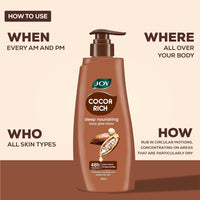 Joy Cocoa Rich Intense Nourishing Summer Body Lotion (600ml)