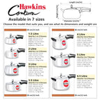 Hawkins Contura Aluminium Inner Lid Pressure Cooker, 1.5 Litre, Silver (HC15)