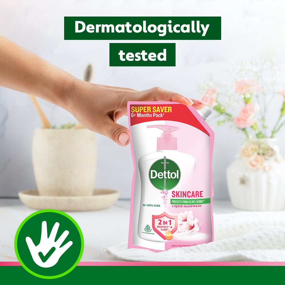 Dettol Liquid Handwash Refill – Skincare Hand Wash- 675ml