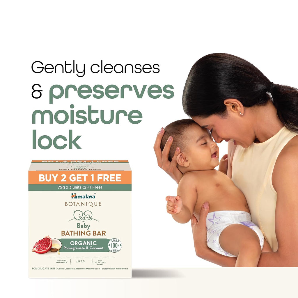 Himalaya Botanique Baby Bathing Bar 75g (B 2+1)