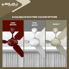 Bajaj Frore 1200 MM (48") Stars Rated Ceiling Fans for Home |