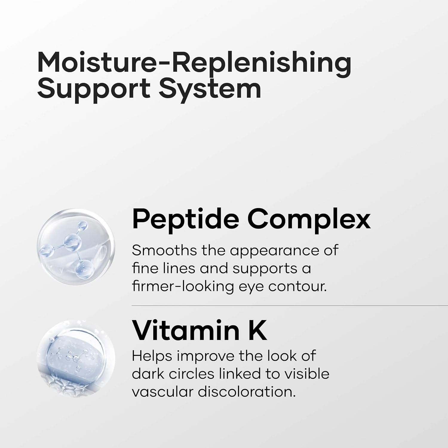 Cureskin Vitamin K + Retinol 0.1% Under Eye Cream | Reduces Dark Circles, Puffiness & Fine Lines | With Collagen Peptides | Night Cream for Women &...
