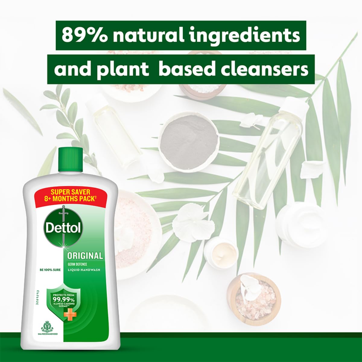 Dettol Liquid Handwash Bottle - Original Hand Wash- 875ml