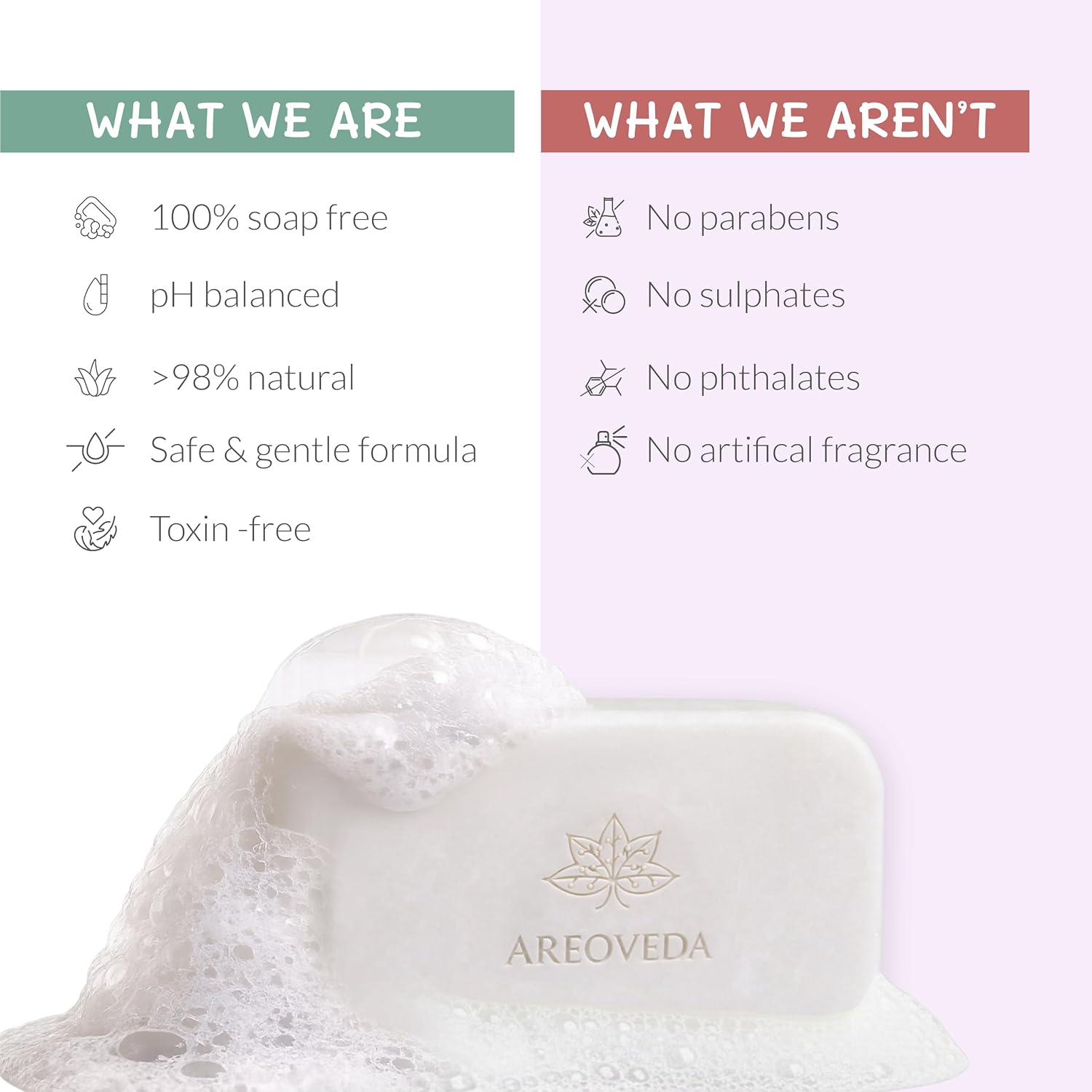 AreoVeda Baby Bathing Bar (100gm*2)