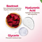 Mamaearth Beetroot Hydraful Light Moisturizing Cream with Beetroot & Hyaluronic Acid ,200g