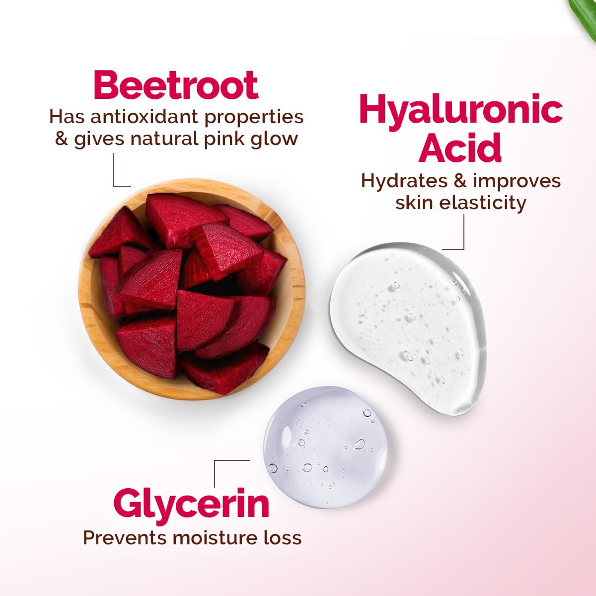 Mamaearth Beetroot Hydraful Light Moisturizing Cream with Beetroot & Hyaluronic Acid ,200g