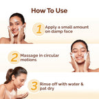 Mamaearth Ubtan Natural Glow Face Wash with Turmeric & Saffron for Tan Removal – 200 ml