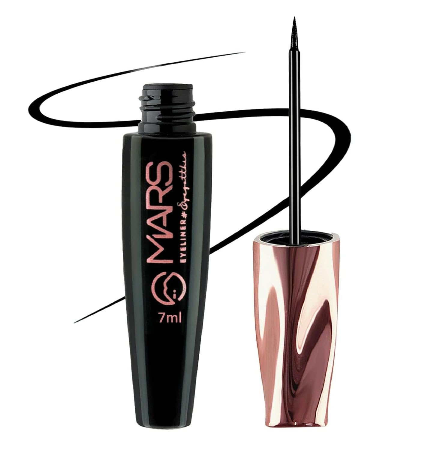 MARS Glossy Liquid Eye Got This Eyeliner | Quick Drying & Smudge Proof | Long Lasting Eye Liner with Fine Tip (7 ml)