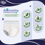 BLISSNATURAL Disposable Period Panties For Girls | (S-M) Pack of 5