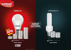 Eveready Base B22D 12-Watt LED Bulb (Cool Day Light)