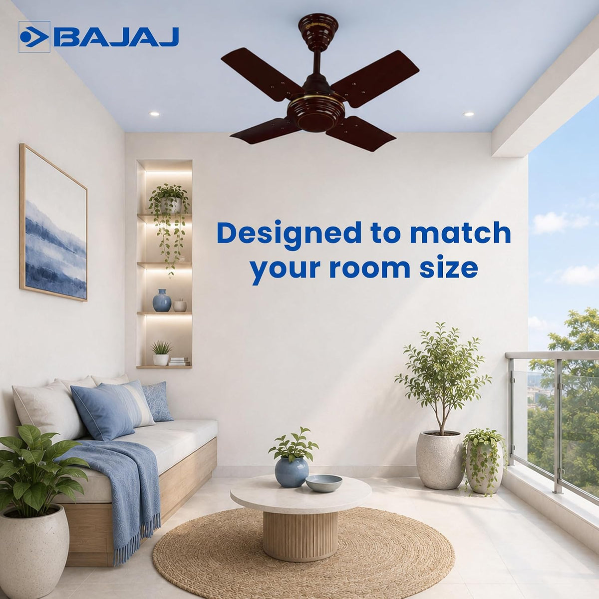 Bajaj Maxima 600 MM Ceiling Fan | High Speed |