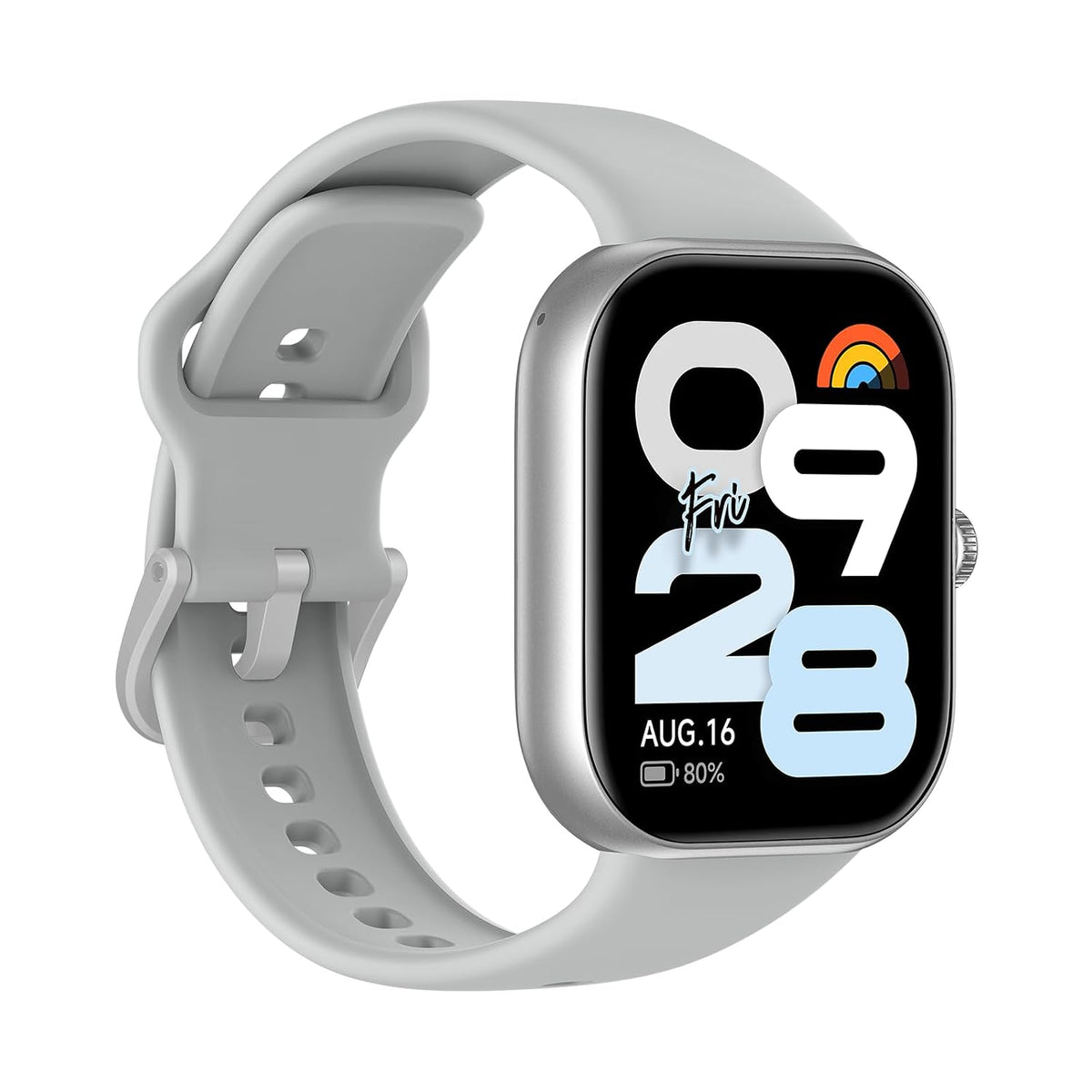 REDMI Watch Move 1.85 Premium AmoLED,14 Day Battery,Best Accuracy,Dual Core Processor Smartwatch (Silver Sprint Strap, Free Size)
