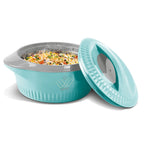 MILTON Royal 2000 Serving Casserole Double Walled Inner Stainless Steel ,1800 ml Blue.