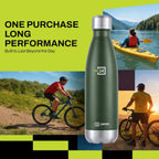 Stainless Steel Water Bottle Electro Military Green 500ml