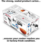 Hawkins 5 Litre Contura Pressure Cooker, Stainless Steel Inner Lid Cooker, Induction Cooker, Silver (SSC50)
