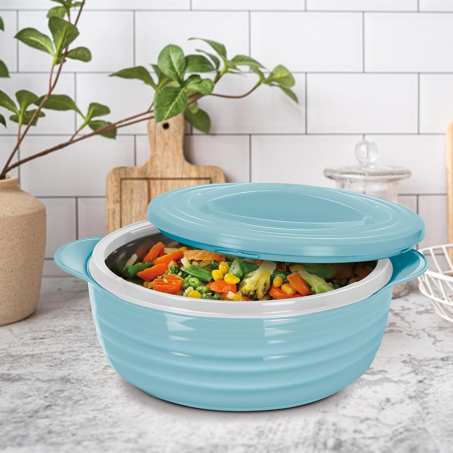 MILTON Aspire 1000 Serving Casserole, Double Walled Inner Stainless Steel