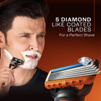 Gillette Fusion Shaving 5-Bladed Cartridges, Pack of 2