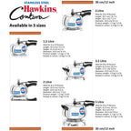 Hawkins 5 Litre Contura Pressure Cooker, Stainless Steel Inner Lid Cooker, Induction Cooker, Silver (SSC50)
