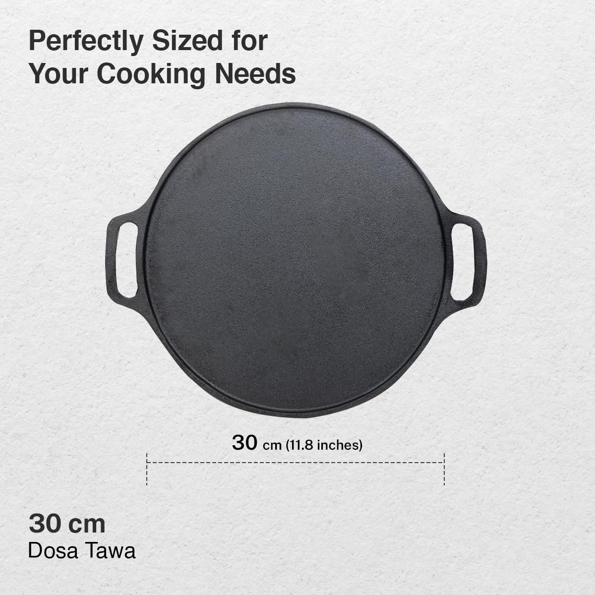 Prestige Ceraglide Ceramic Coated 28cm Non-Stick Omni tawa | Consumes Less Oil | Preferred for High Heating & Even Heating | Stain-Resistant | Gas & Induction Compatible