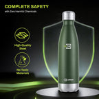 Stainless Steel Water Bottle Electro Military Green 500ml