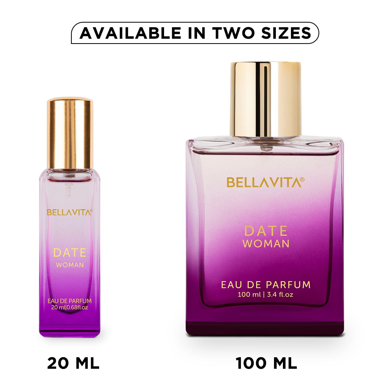 Bella Vita Luxury Date Woman | Long Lasting Perfume | Perfume for Woman | EDP 20ml | Pink Pepper, Jasmine & Vanilla | Floral & Fruity Premium Fragrance