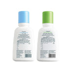 Cetaphil Travel Pack - Gentle Skin Essentials - Gentle Skin Facewash Cleanser 60ml and Moisturizing Lotion 60ml - Cleanser + Moisturizer Travel Essentials