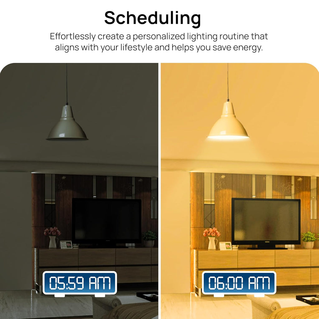 wipro 9W Bluetooth Enabled Smart Bulb B22 | 16 million Colours | White Tunable (Warm, Neutral & Cool White) | Dimmable | App-Control | Music Sync |...