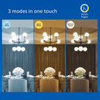 Philips G9 5-Watt Scene Switch LED Bulb | G9 Decorative LED Bulb for chandelier & Pendant | Colour : Tunable White, Pack of 4