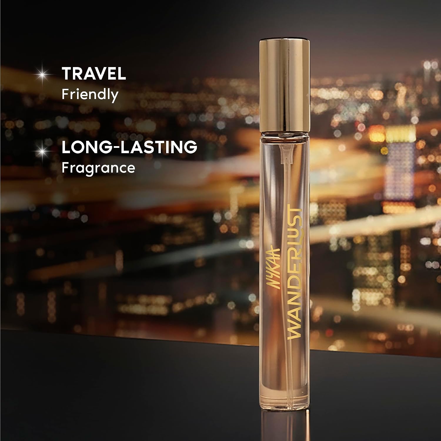 Nykaa Wanderlust Midnight in New York Eau De Parfum I Travel size, mini Perfume for Women – 16 ml I Orchid & Musk Perfume | Long–Lasting,...