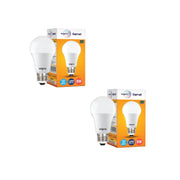 wipro 12W LED Cool Day Light Bulb, Pack of 2 (Garnet, B22D)
