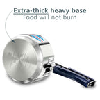 Hawkins 2 Litre Pressure Cooker | Stainless Steel | Hevibase | Straight Body | Induction Compatible | Ideal for 2–3 persons | Silver (HSI20)|Induction and...