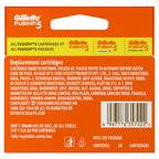 Gillette Fusion Shaving 5-Bladed Cartridges, Pack of 2