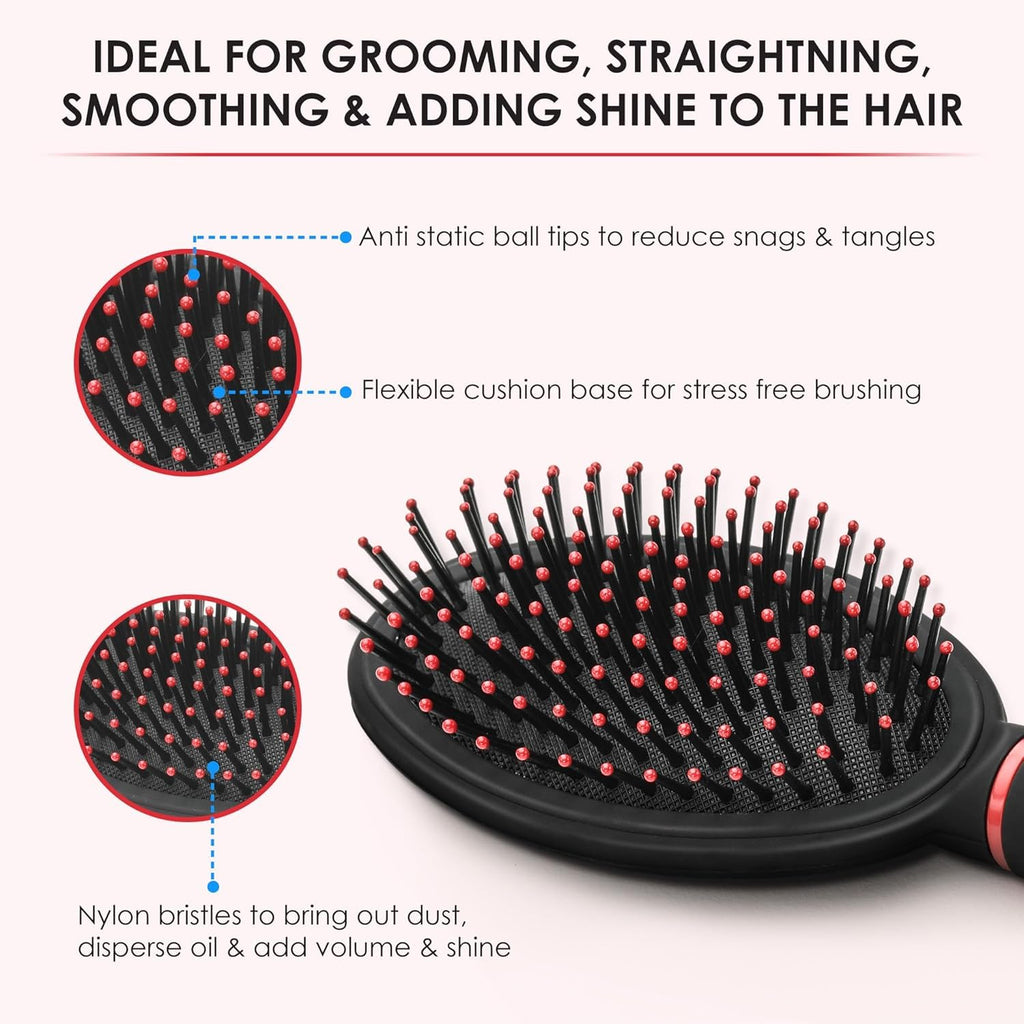 Agaro Royal Cushion Hair Brush Royal Round Hair Brush
