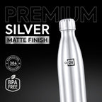 Stainless Steel Water Bottle Electro Silver 500ml