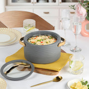 CELLO Velvetto Deluxe 2000 Insulated Casserole Hot Box for Kitchen 2000 ml, Grey |