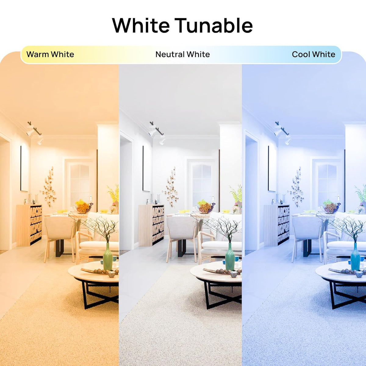 wipro 9W Bluetooth Enabled Smart Bulb B22 | 16 million Colours | White Tunable (Warm, Neutral & Cool White) | Dimmable | App-Control | Music Sync |...