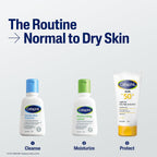 Cetaphil Travel Pack - Gentle Skin Essentials - Gentle Skin Facewash Cleanser 60ml and Moisturizing Lotion 60ml - Cleanser + Moisturizer Travel Essentials
