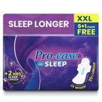 Proease Go Sleep XXL Sanitary Pads for Women | 7 XXL Night Pads | Overnight Protection