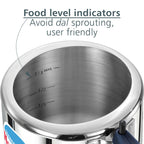 Hawkins 2 Litre Pressure Cooker | Stainless Steel | Hevibase | Straight Body | Induction Compatible | Ideal for 2–3 persons | Silver (HSI20)|Induction and...